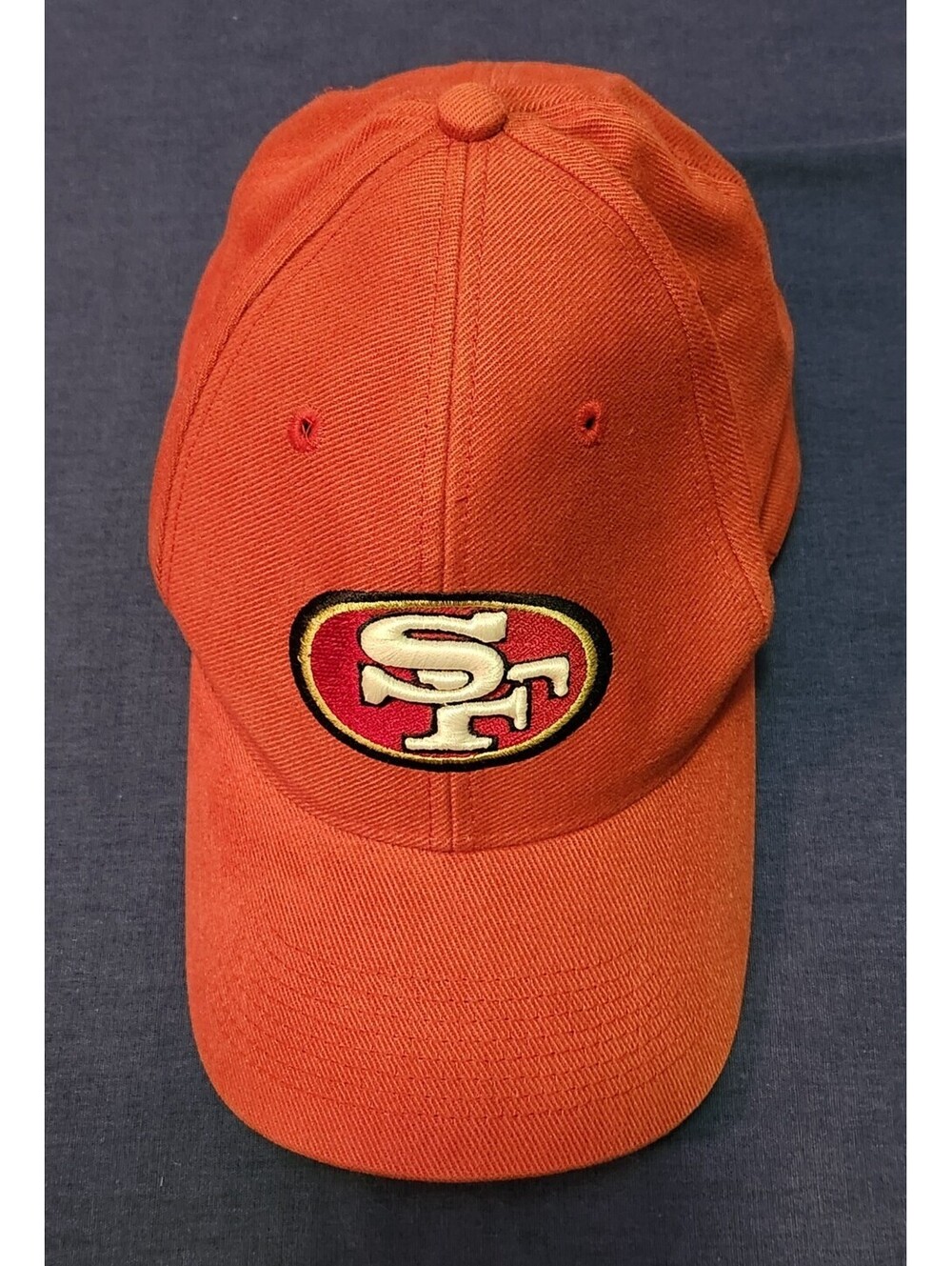 San Francisco 49ers Hat Cap Red Gold Embroidered Logo Adjustable Strapback NFL